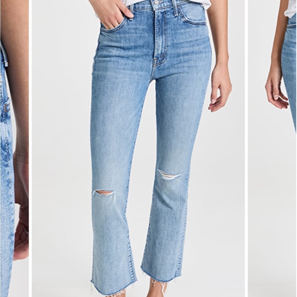 Mother Denim -the hustler ankle fray -crashing hard size 28. Brand new with tags